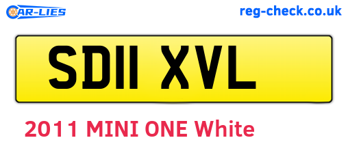 SD11XVL are the vehicle registration plates.