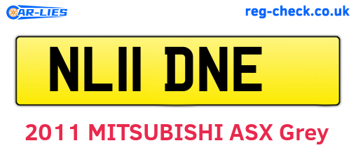 NL11DNE are the vehicle registration plates.