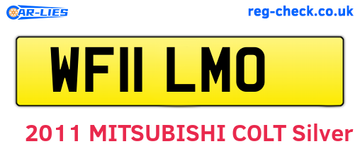 WF11LMO are the vehicle registration plates.