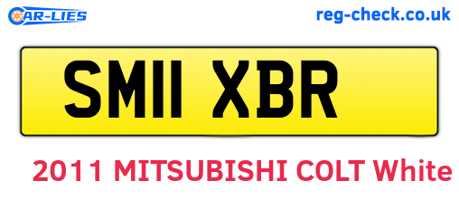 SM11XBR are the vehicle registration plates.