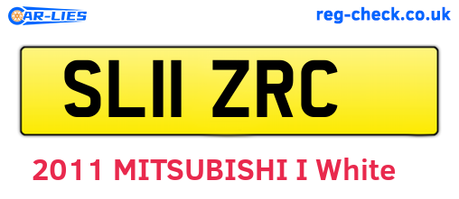 SL11ZRC are the vehicle registration plates.