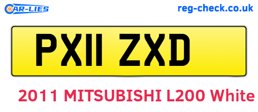 PX11ZXD are the vehicle registration plates.