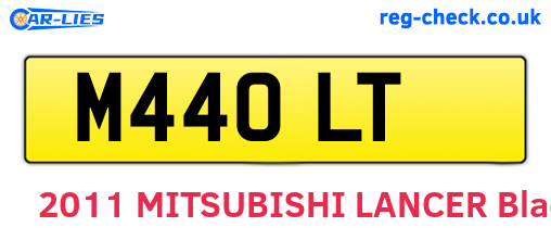 M44OLT are the vehicle registration plates.