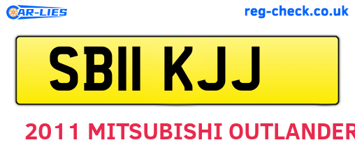 SB11KJJ are the vehicle registration plates.