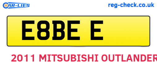E8BEE are the vehicle registration plates.