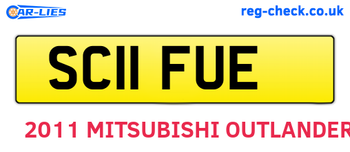 SC11FUE are the vehicle registration plates.