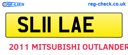 SL11LAE are the vehicle registration plates.