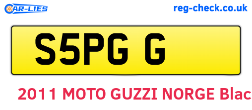 S5PGG are the vehicle registration plates.