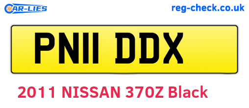 PN11DDX are the vehicle registration plates.