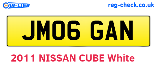 JM06GAN are the vehicle registration plates.