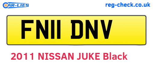 FN11DNV are the vehicle registration plates.