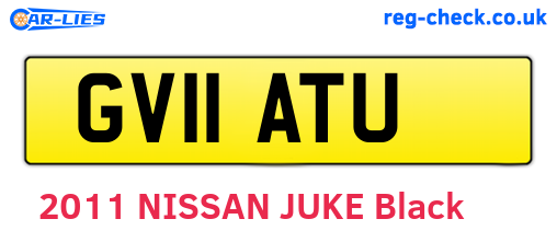 GV11ATU are the vehicle registration plates.