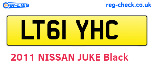 LT61YHC are the vehicle registration plates.
