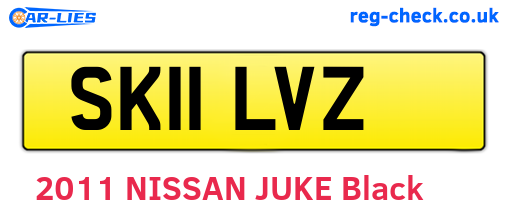 SK11LVZ are the vehicle registration plates.