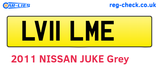 LV11LME are the vehicle registration plates.
