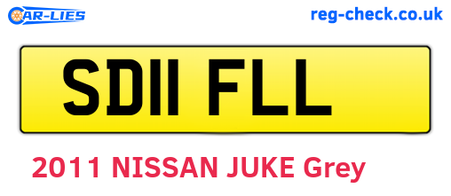 SD11FLL are the vehicle registration plates.