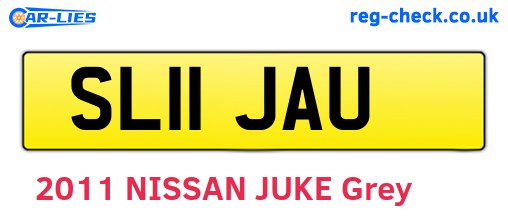 SL11JAU are the vehicle registration plates.