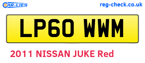 LP60WWM are the vehicle registration plates.