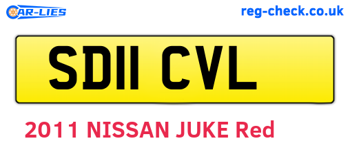 SD11CVL are the vehicle registration plates.
