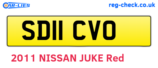 SD11CVO are the vehicle registration plates.