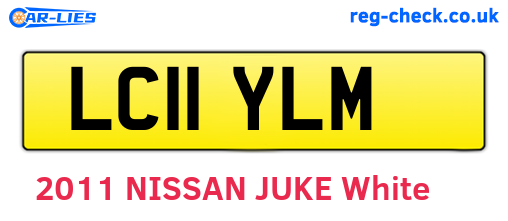LC11YLM are the vehicle registration plates.