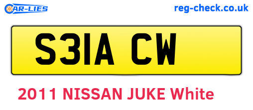 S31ACW are the vehicle registration plates.