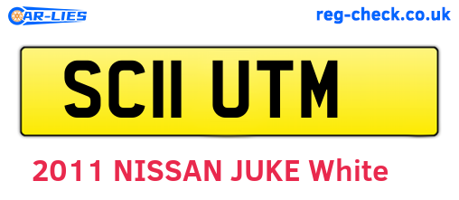 SC11UTM are the vehicle registration plates.