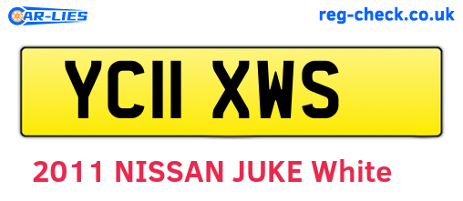 YC11XWS are the vehicle registration plates.