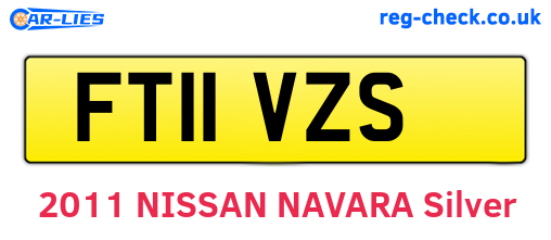 FT11VZS are the vehicle registration plates.