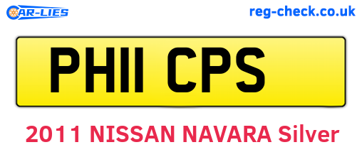 PH11CPS are the vehicle registration plates.