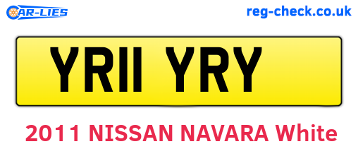YR11YRY are the vehicle registration plates.