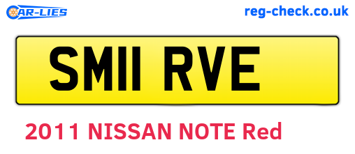 SM11RVE are the vehicle registration plates.