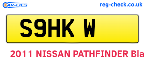 S9HKW are the vehicle registration plates.