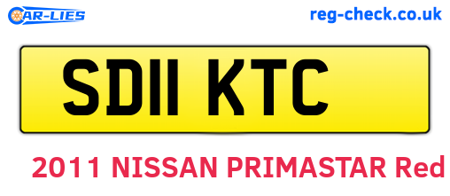 SD11KTC are the vehicle registration plates.