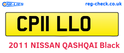 CP11LLO are the vehicle registration plates.