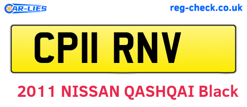 CP11RNV are the vehicle registration plates.