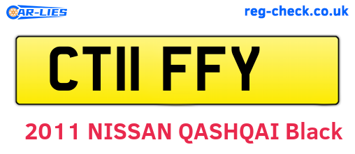 CT11FFY are the vehicle registration plates.