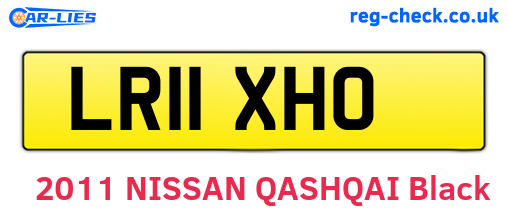 LR11XHO are the vehicle registration plates.
