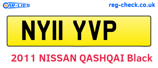 NY11YVP are the vehicle registration plates.