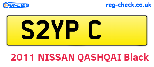 S2YPC are the vehicle registration plates.