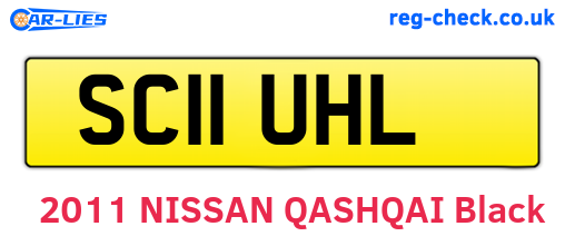 SC11UHL are the vehicle registration plates.