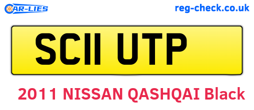 SC11UTP are the vehicle registration plates.