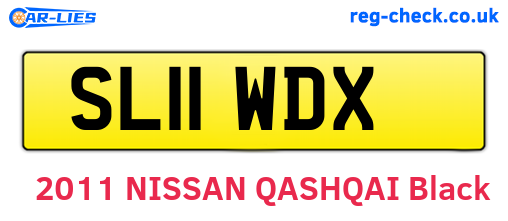 SL11WDX are the vehicle registration plates.