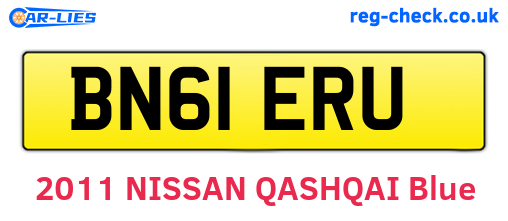 BN61ERU are the vehicle registration plates.