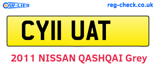 CY11UAT are the vehicle registration plates.