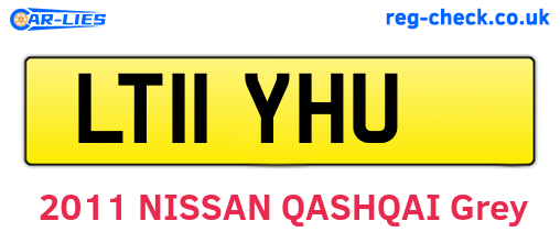 LT11YHU are the vehicle registration plates.