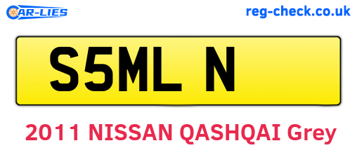 S5MLN are the vehicle registration plates.