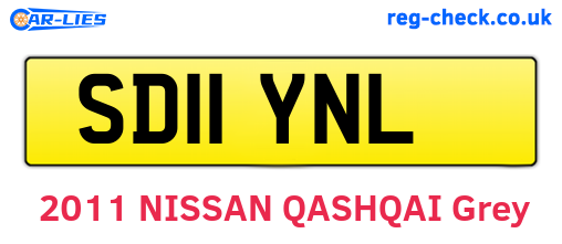 SD11YNL are the vehicle registration plates.