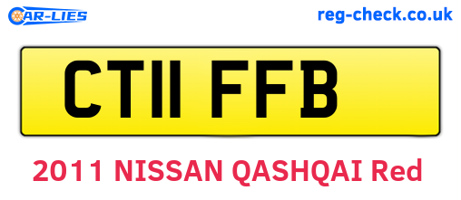 CT11FFB are the vehicle registration plates.