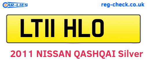 LT11HLO are the vehicle registration plates.